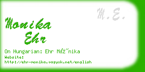 monika ehr business card